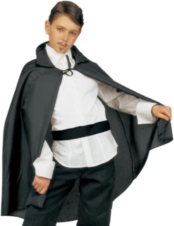 Cape Zwart Kindercape 90cm