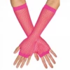 Nethandschoenen Lang Neon Roze