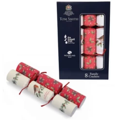 8 St. Christmas Crackers Traditional Family 12 Inch XAMTS1401