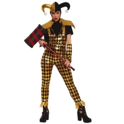 Harley Quinn Gold Kostuum