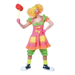 Clown Kostuum Dames Pokey Dot