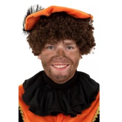 Pieten Kraag Trevira Zwart