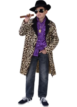 Pooier Jas Kids Met Panterprint