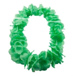 Hawaii Krans Neon Groen