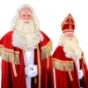 Sinterklaas Baard + Pruik TV Buffelhaar Op Tule Type JW 105 -MONNIKENDAM Verkoop wconn 403950