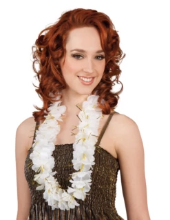 Hawaii Krans Wit/goud