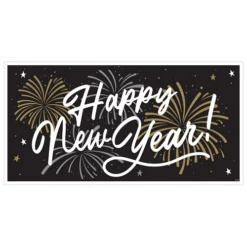 Banner Happy New Year 165x85cm