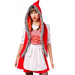 Roodkapje Cape Met Bont