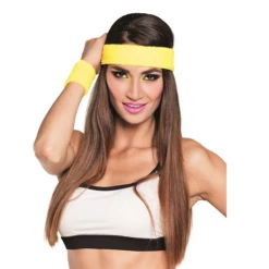 Zweetbandjes Set Geel