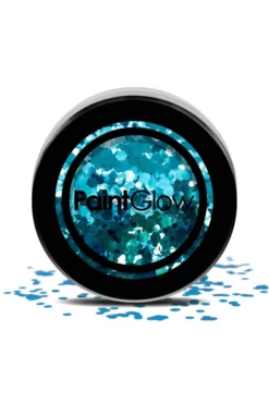 Chunky Glitter Paint Glow Kaleidoscope