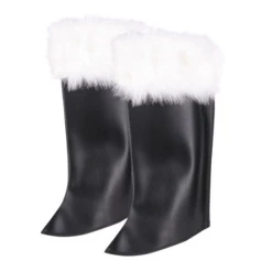 Kerstman Laarskappen Met Bont