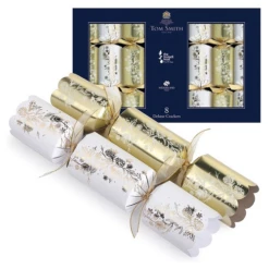 8 St. Christmas Crackers Deluxe Gold 14 Inch XAMTS2403