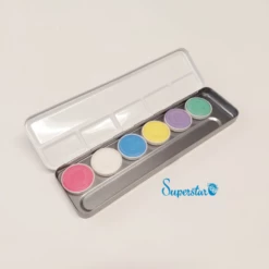 Aqua Superstar Schmink Palet 6 Pastel Kleuren