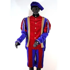 Pietenpak Alicante Met Cape Rood/blauw – Xxlarge OPRUIMING