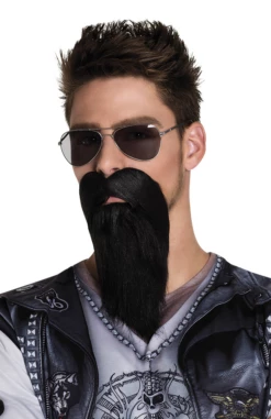Baard Biker Zwart