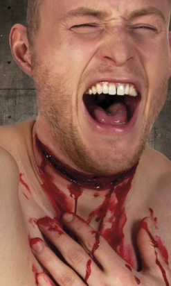 Nep Wond Doorgesneden Keel Applicatie