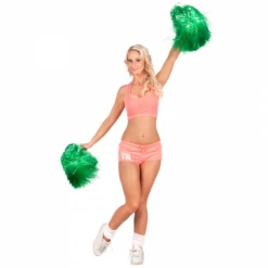 Pompon Cheerball Groen Per Stuk