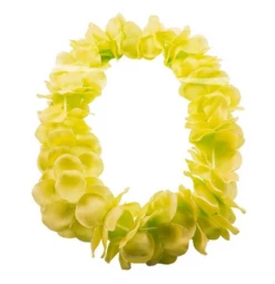 Hawaii Krans Neon Geel