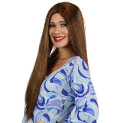 Pruik Charming Bruin