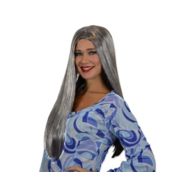 Pruik Charming Grijs