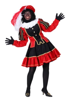 Dames Pietenpak Murcia Zwart/rood