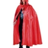Venetiaanse Cape Met Capuchon Rood