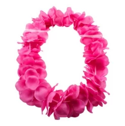 Hawaii Krans Neon Roze