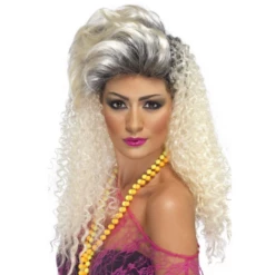 80ties Pruik Met Kuif En Wafels