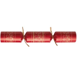 50 St. Christmas Crackers Traditional Rood 12 Inch