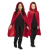 Cape Met Capuchon Dawn Rood Kind 115cm -MONNIKENDAM Verkoop wconn 406366