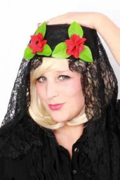 Spaanse Met Kant + Bloem