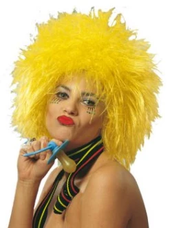 Clownspruik Struppi Rood