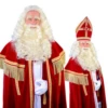 Sinterklaas Baard + Pruik TV Buffelhaar Op Tule Type JW 106 -MONNIKENDAM Verkoop wconn 406567