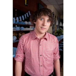 Tiroler Blouse Rood/wit