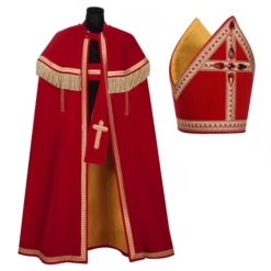 Sinterklaas Kostuum Bram SMAL Mantel Mijter En Stola