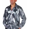 Disco Blouse Glimmend Zilver