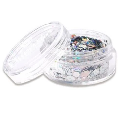 Chunky Glitter Superstar Laser Silver