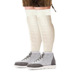 Tiroler Sokken Heren Ecru