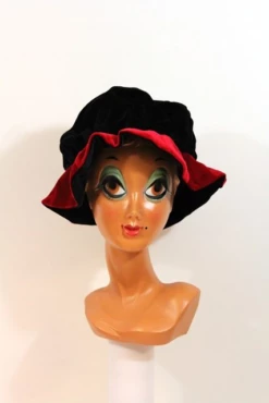 Baret Piet Klassiek Rood/zwart