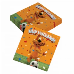 Servetten Loeki Oranje 8st