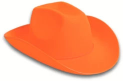 Oranje Cowboy Hoed Vilt
