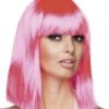 Pruik Dance Neon Roze