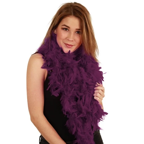 Boa Aubergine 180 Cm 75gr 3 Boa Aubergine 180 Cm 75gr