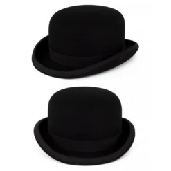 Bolhoed Zwart Wolvilt Binnenrand