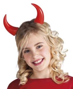 Diadeem Duivel Hoorntjes Plastic