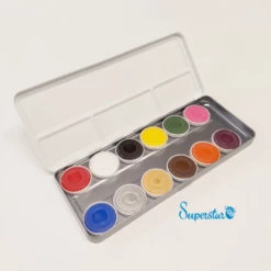 Aqua Superstar Schmink Palet 12 Basis Kleuren