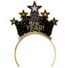 Diadeem Happy New Year Zwart