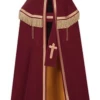 Sinterklaas Kostuum Luxe Bordeauxrood SPECIALE AANBIEDING