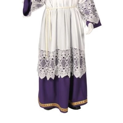 Onderrok Paars Met Goudgalon 3 Onderrok Paars Met Goudgalon