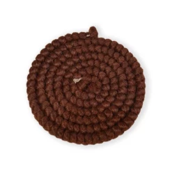 Wolcrêpe Donker Kastanjebruin 10cm